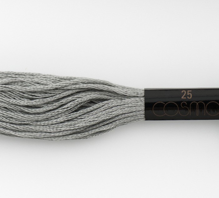 Cosmo Cotton Embroidery Floss Skein Silver 152A — Rocking Chair Quilts